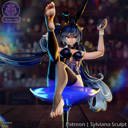 Moonlit Bunny | Handcrafted Figure