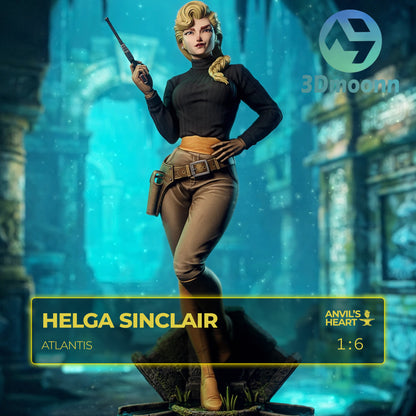 Blonde Expedition Officer | Handcrafted Figure