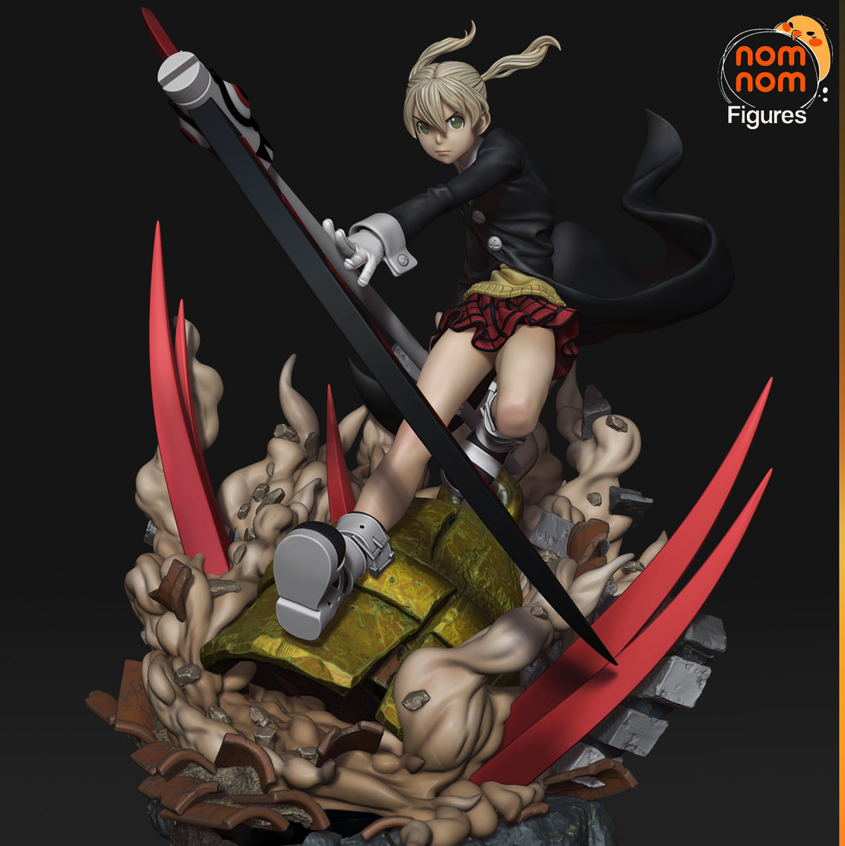 Scythe Huntress | Handcrafted Figure