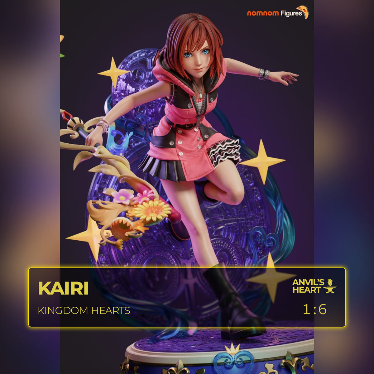 Pink-Haired Princess | Handcrafted Figure