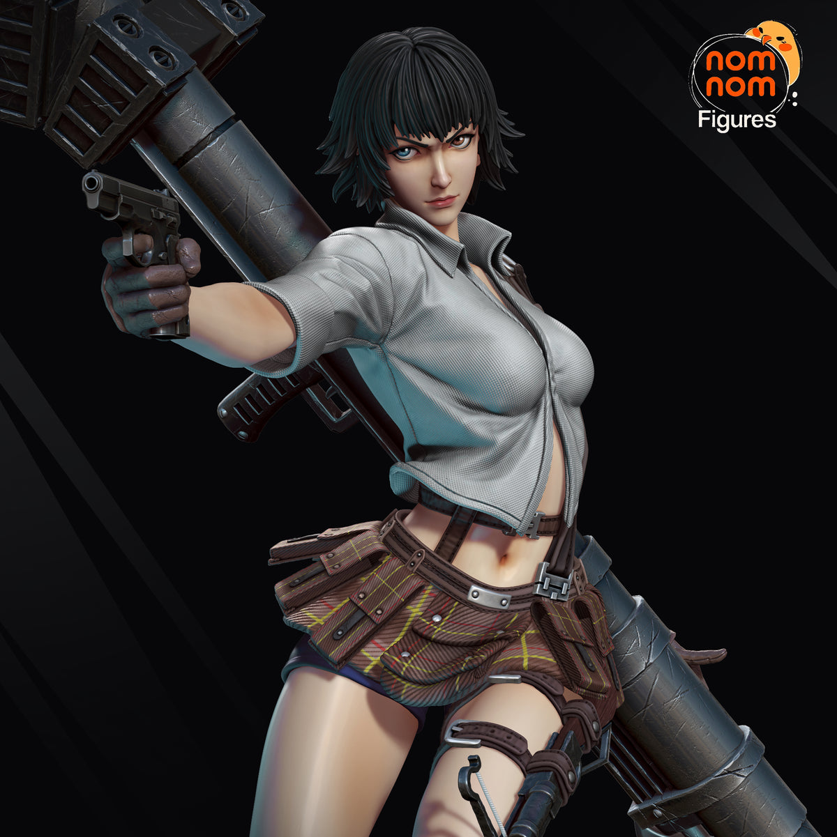 Crimson Gunslinger  | Handcrafted Figure