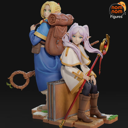 Blonde Mage & Elven Mage | Handcrafted Figure
