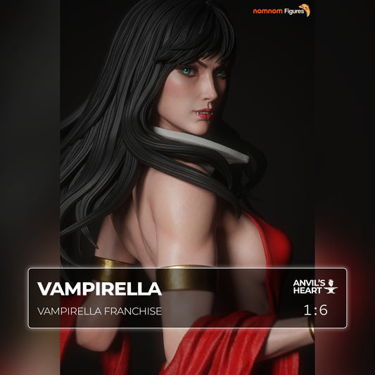 Crimson Vampire Queen | Handcrafted Figure