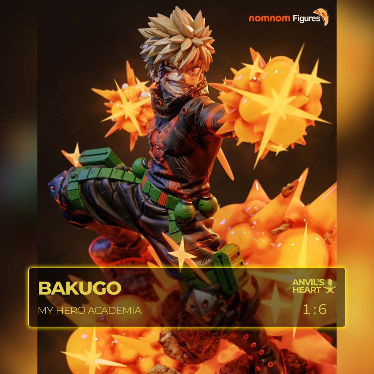 Explosion Hero | Handcrafted Figure