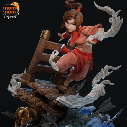 Acrobatic Fighter | Handcrafted Figure