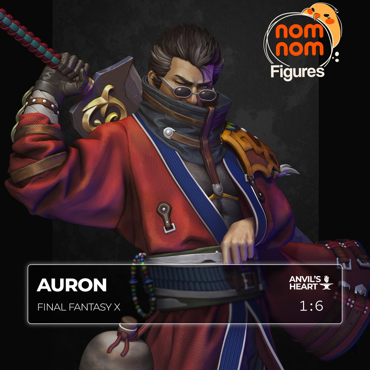 Crimson Guardian | Handcrafted Figure