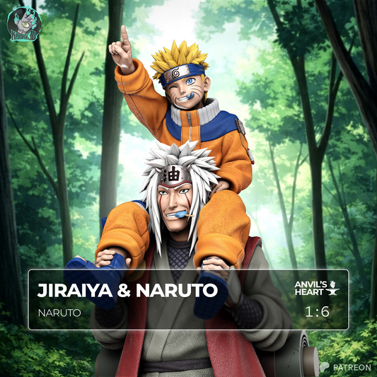 Legendary Old Ninja and Young Student | Shinobi | Handcrafted Figure