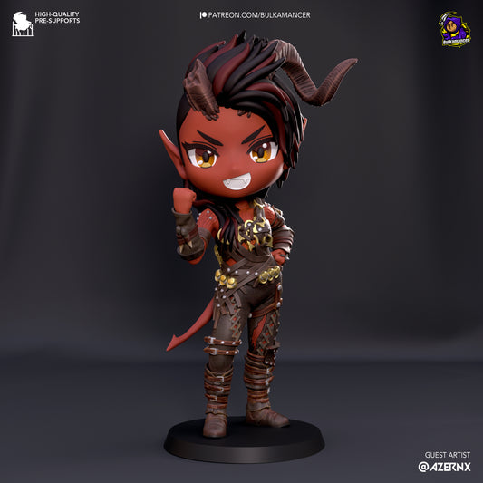 Chibi Karlach | Baldur's Gate 3 | Handcrafted Figure