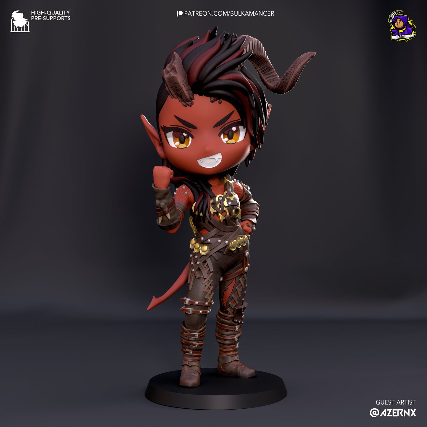 Chibi BG3 team | Baldur's Gate 3 | Handcrafted Figure