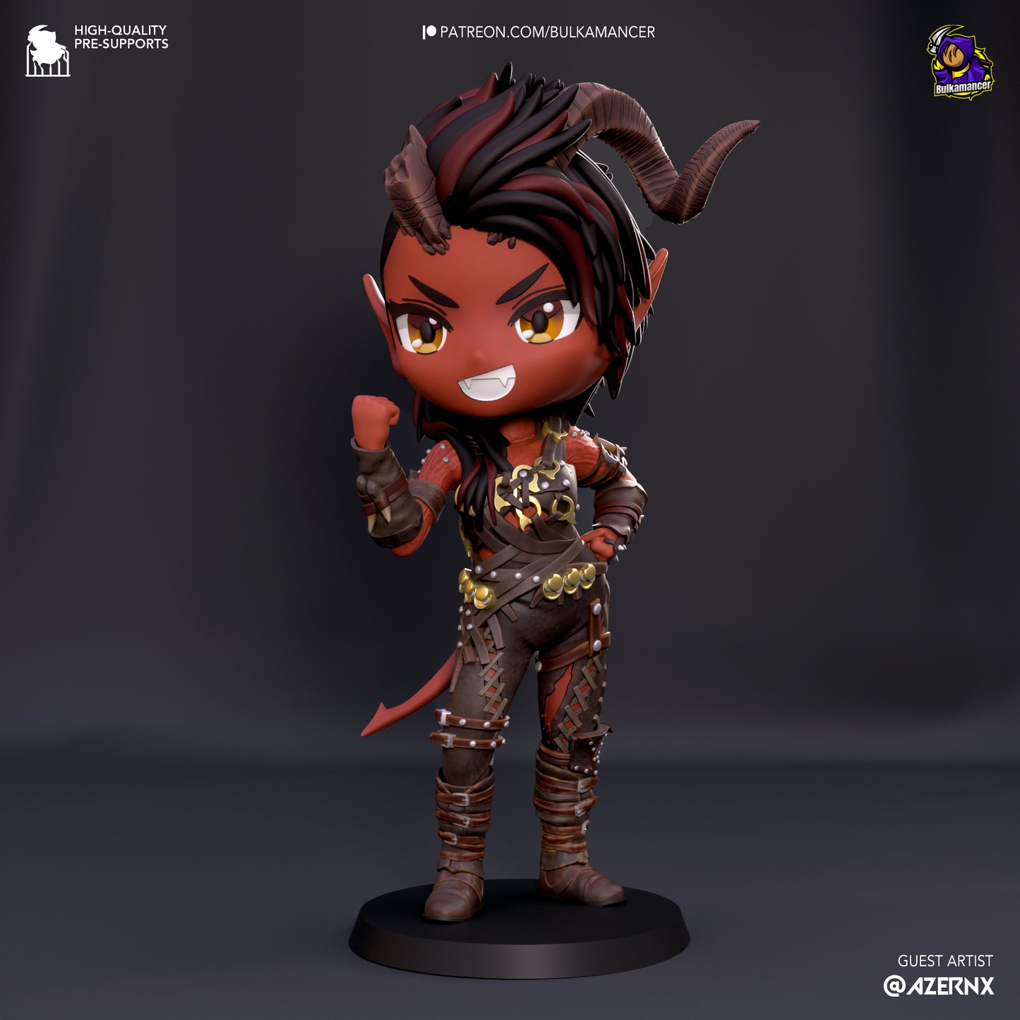 Chibi BG3 team | Baldur's Gate 3 | Handcrafted Figure