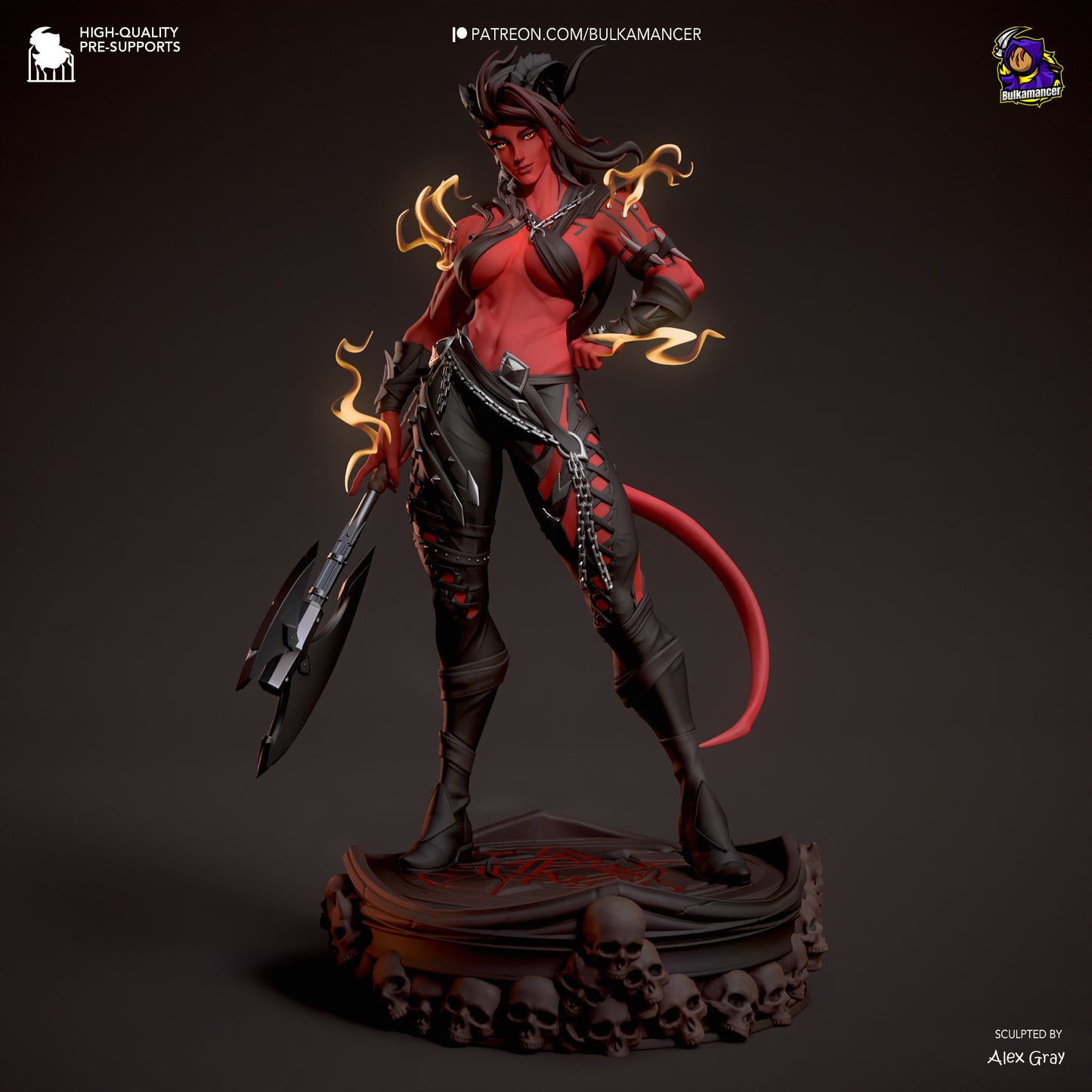 Karlach | Baldur’s Gate 3 | Handcrafted Figure