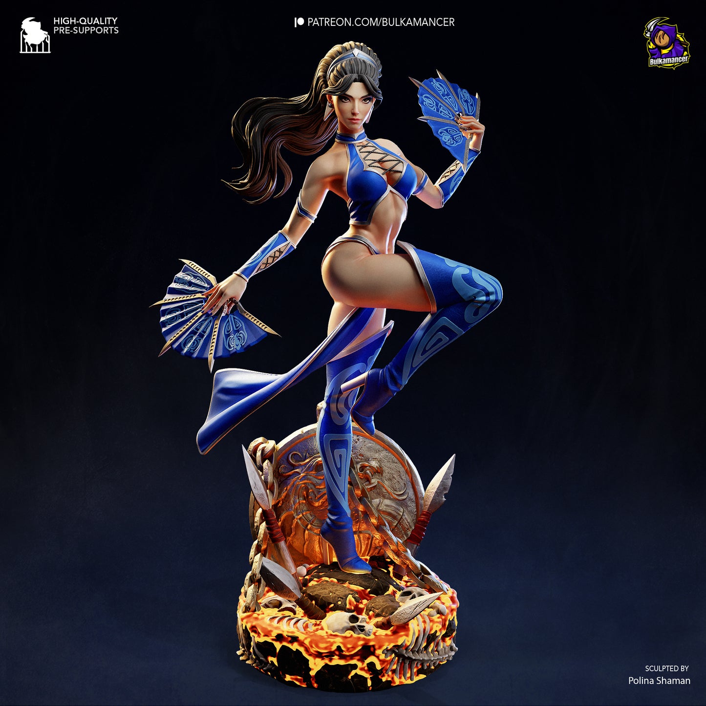 Kitana | Mortal Kombat | Handcrafted Figure