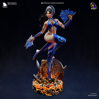 Kitana | Mortal Kombat | Handcrafted Figure
