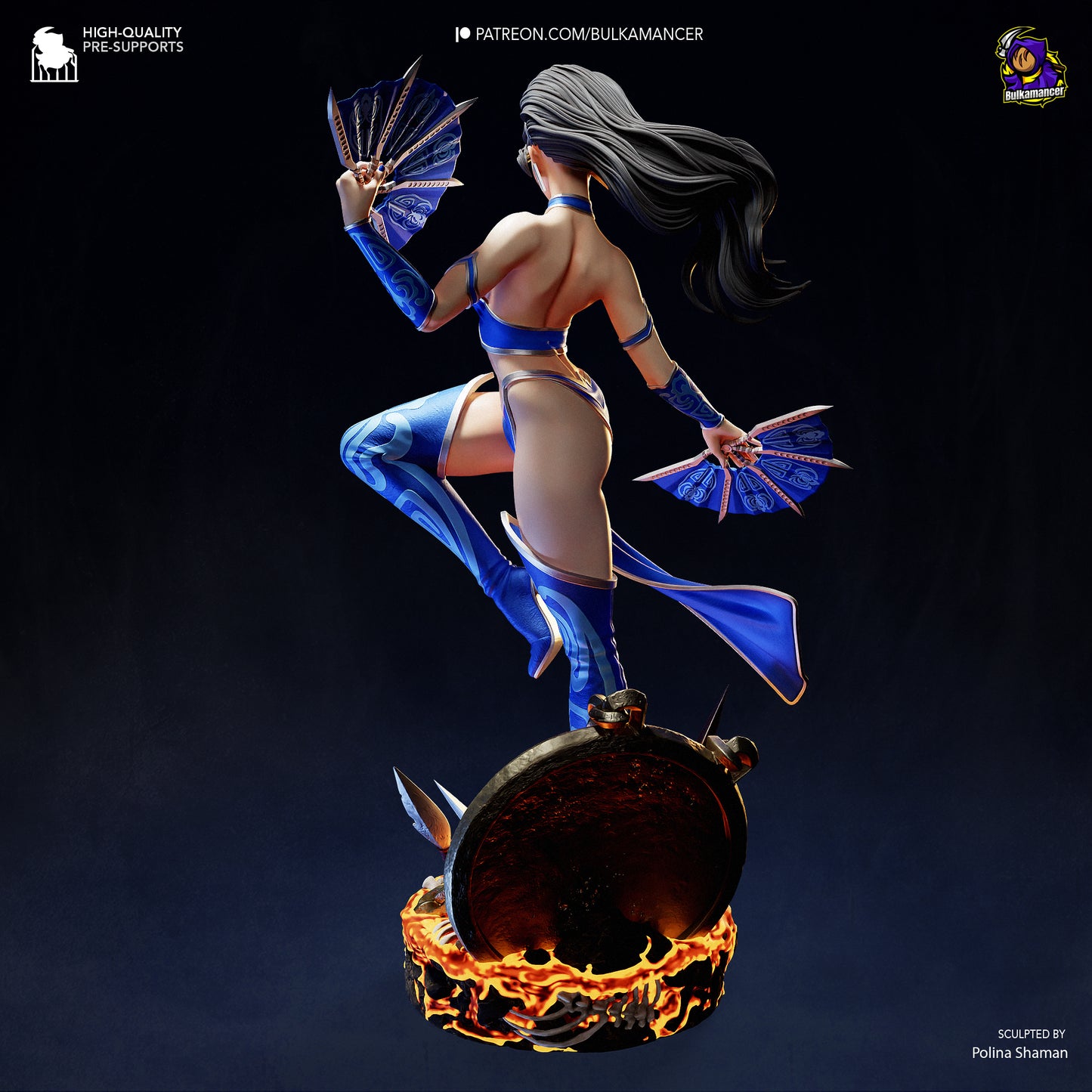 Kitana | Mortal Kombat | Handcrafted Figure