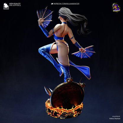 Kitana | Mortal Kombat | Handcrafted Figure
