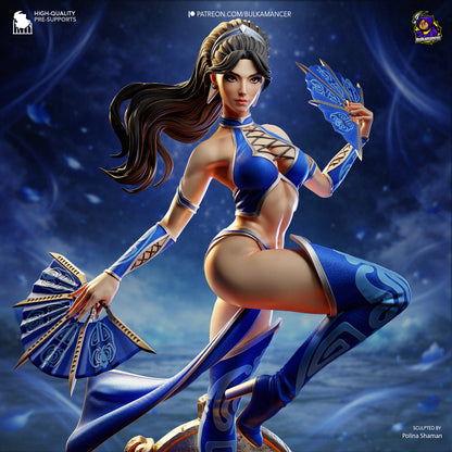 Kitana | Mortal Kombat | Handcrafted Figure