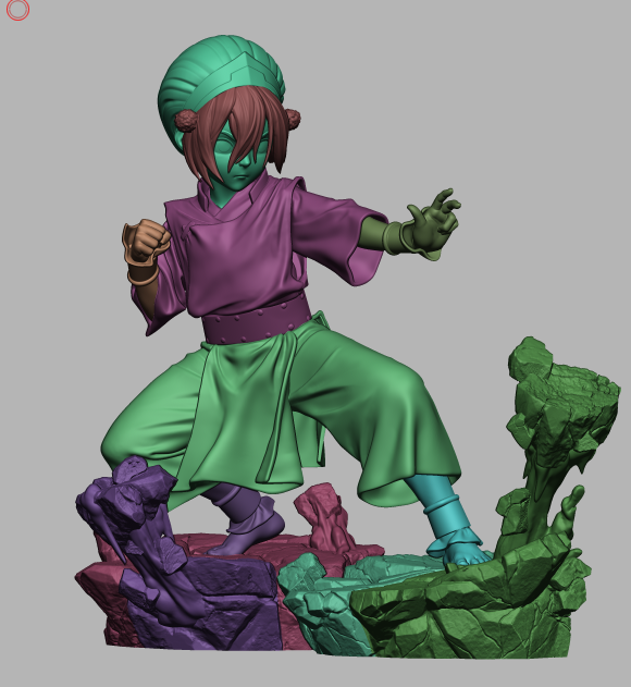 Blind Fighter | Handcrafted Figure