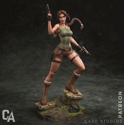Lara Croft | Collectible Figure | Handcrafted Figure