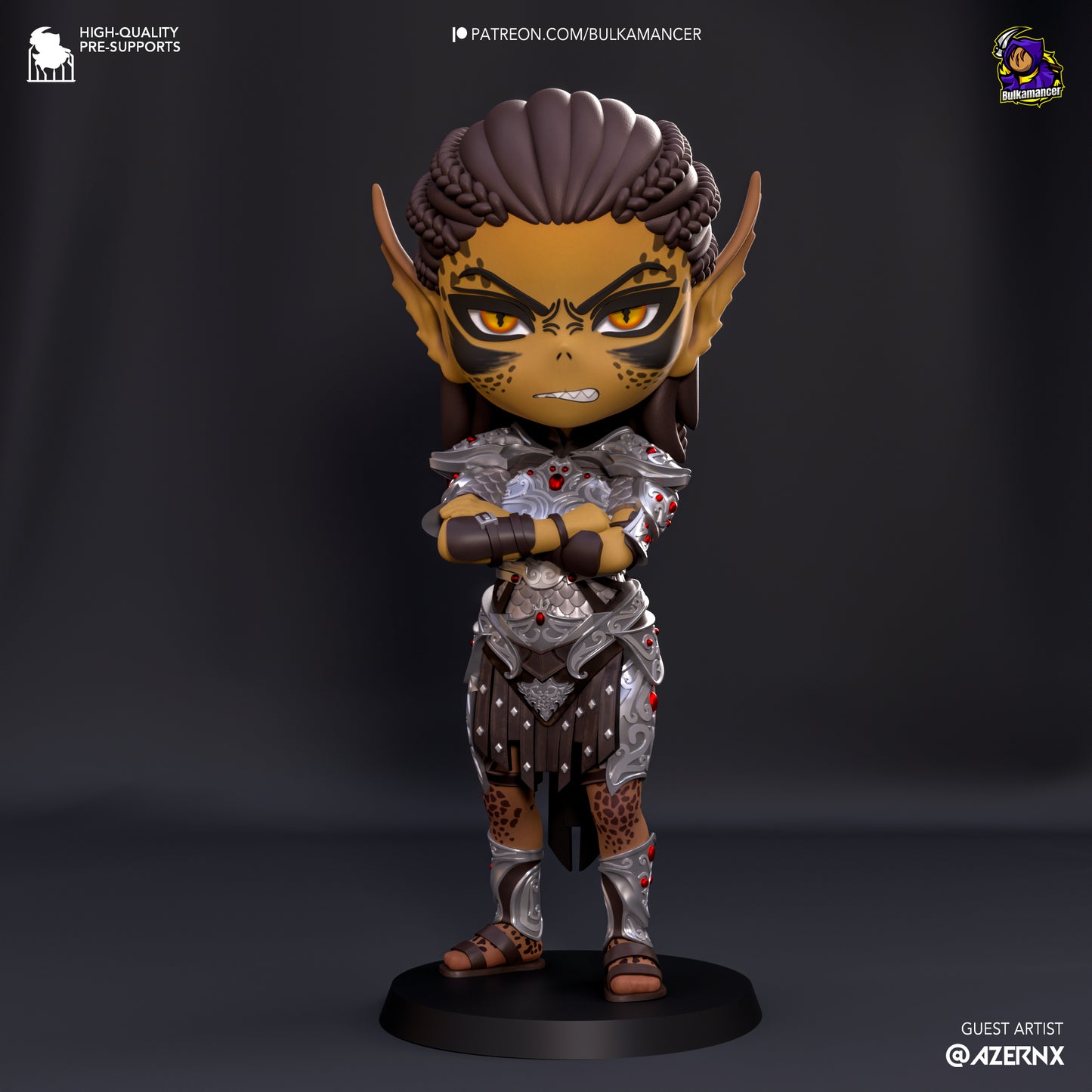 Chibi BG3 team | Baldur's Gate 3 | Handcrafted Figure