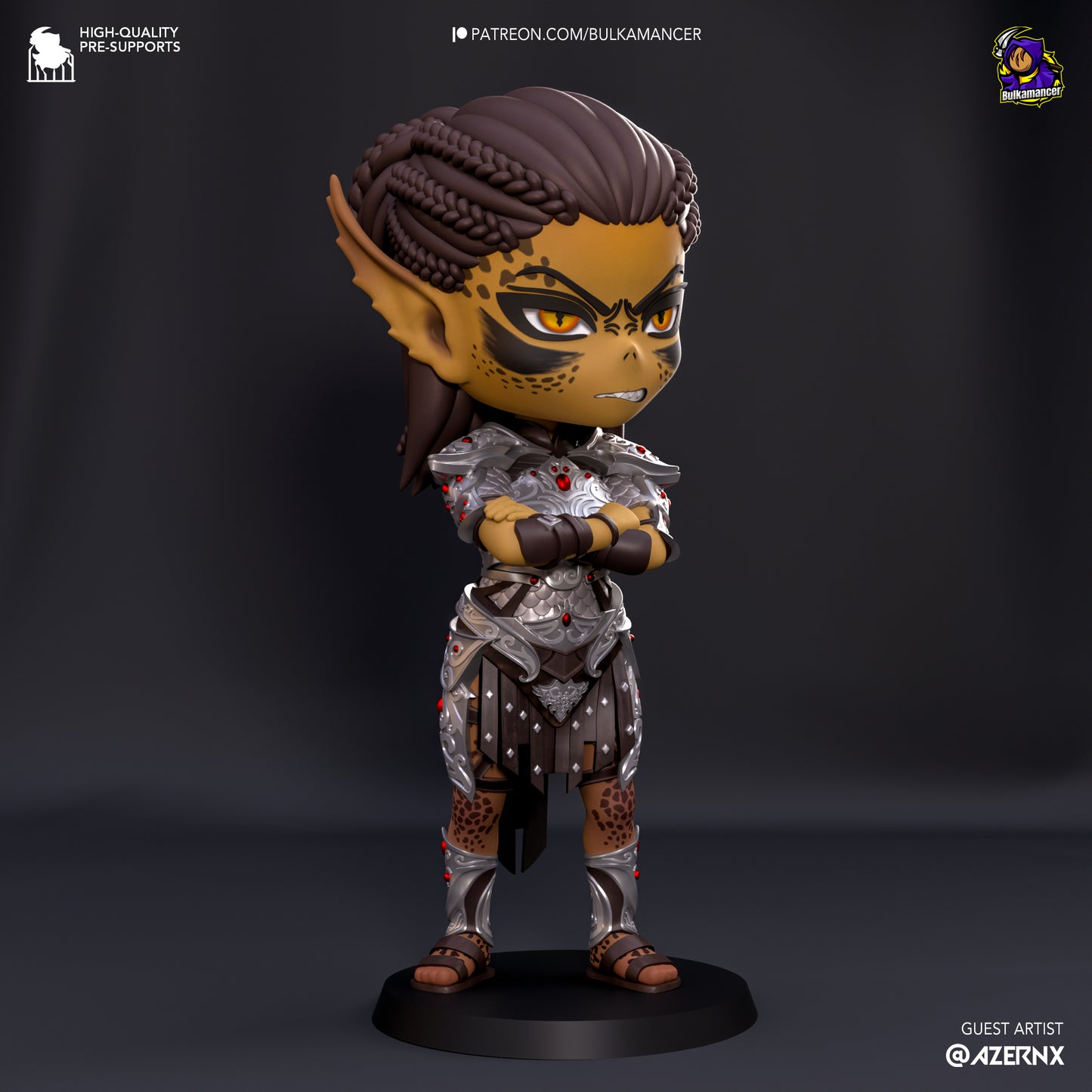 Chibi lae'zel | Baldur's Gate 3 | Handcrafted Figure