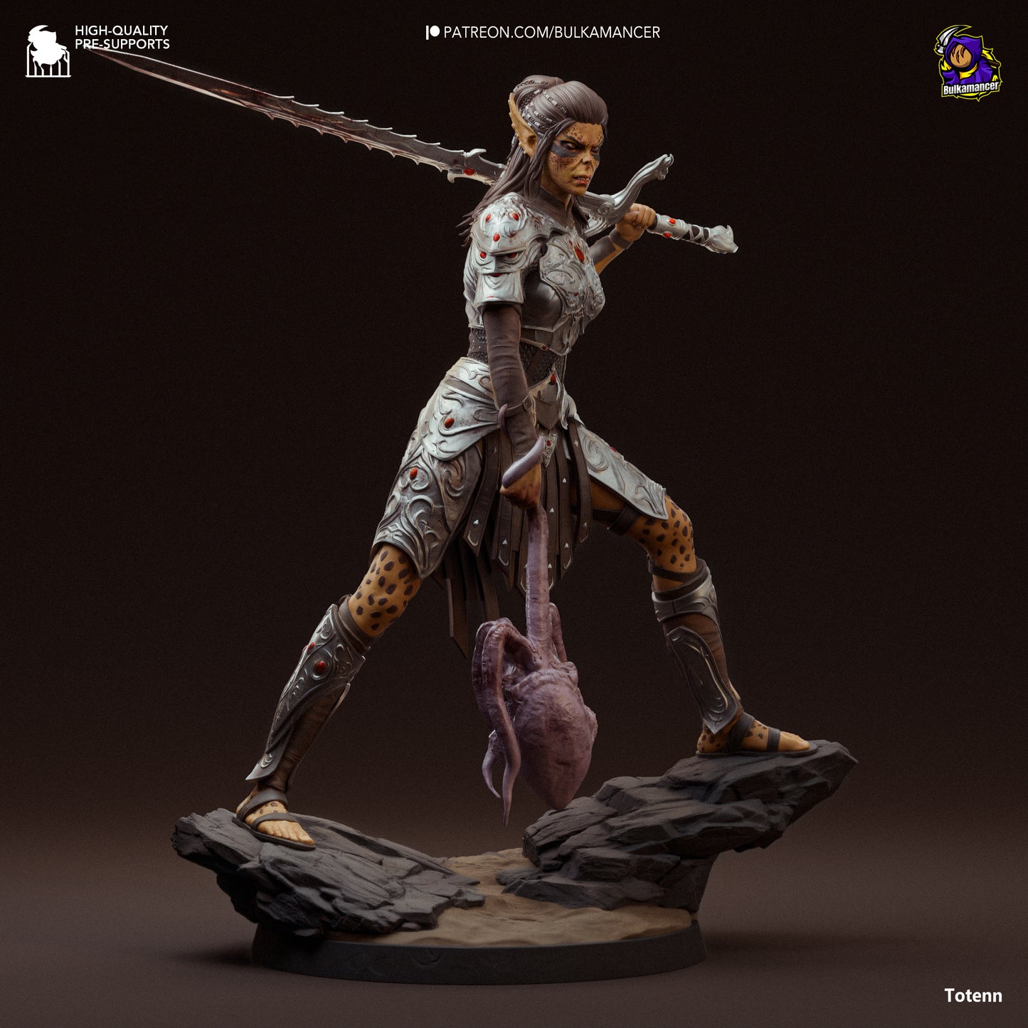 Laezel | Baldur's Gate 3| Handcrafted Figure