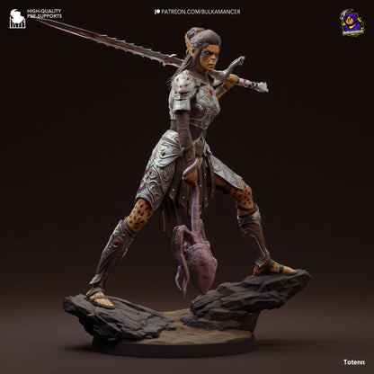 Lae’zel | Baldur's Gate 3 | Handcrafted Figure