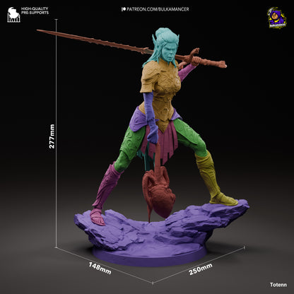 Lae’zel | Baldur's Gate 3 | Handcrafted Figure