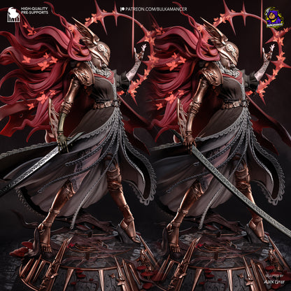 Scarlet Blade Goddess | Handcrafted Figure
