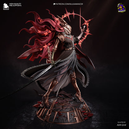 Scarlet Blade Goddess | Handcrafted Figure