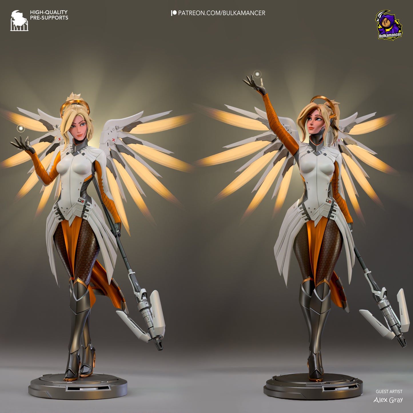 Mercy | Overwatch | Handcrafted Figure