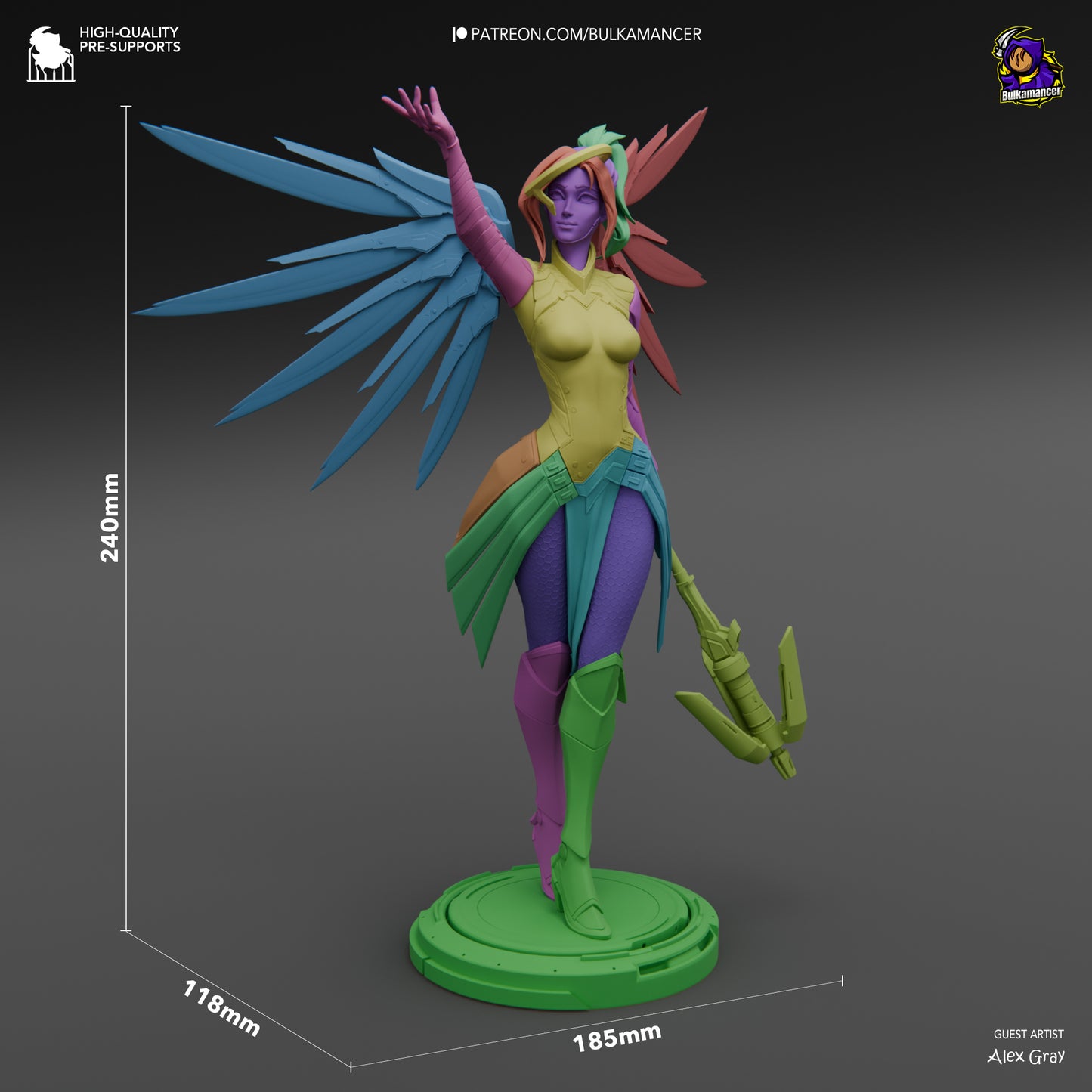 Mercy | Overwatch | Handcrafted Figure