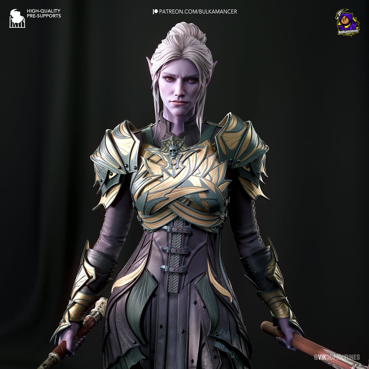 Minthara | Baldur’s Gate 3 | Handcrafted Figure