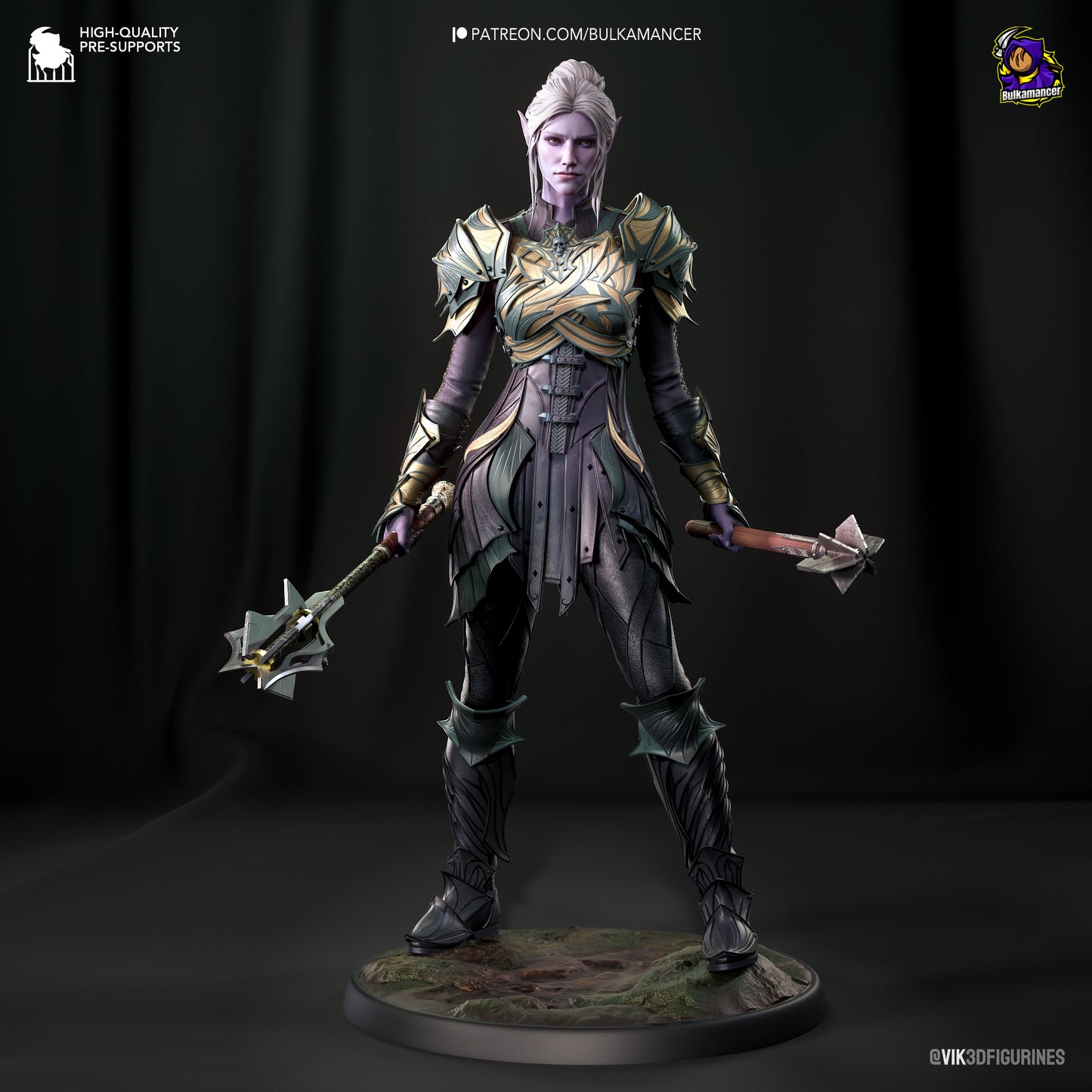 Minthara | Baldur’s Gate 3 | Handcrafted Figure