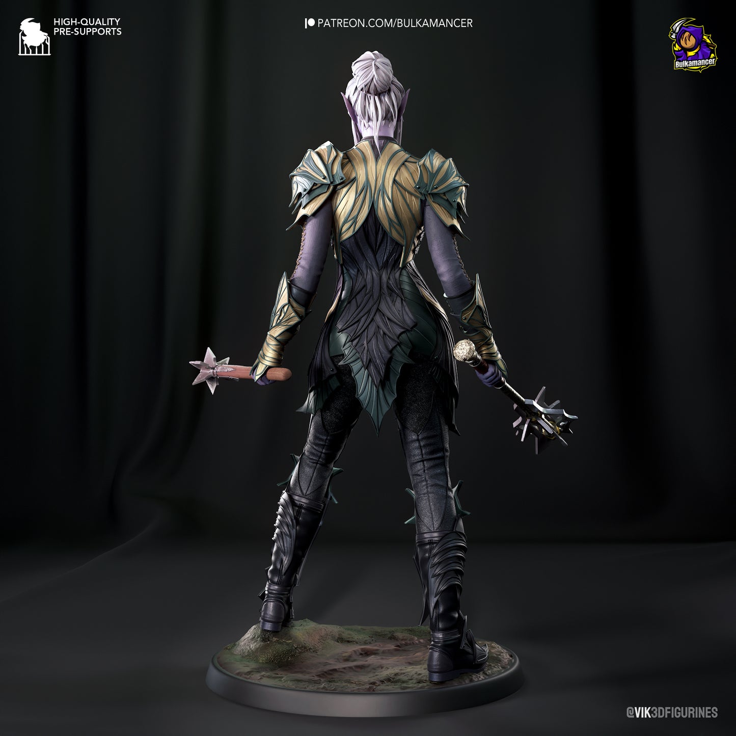 Minthara | Baldur’s Gate 3 | Handcrafted Figure