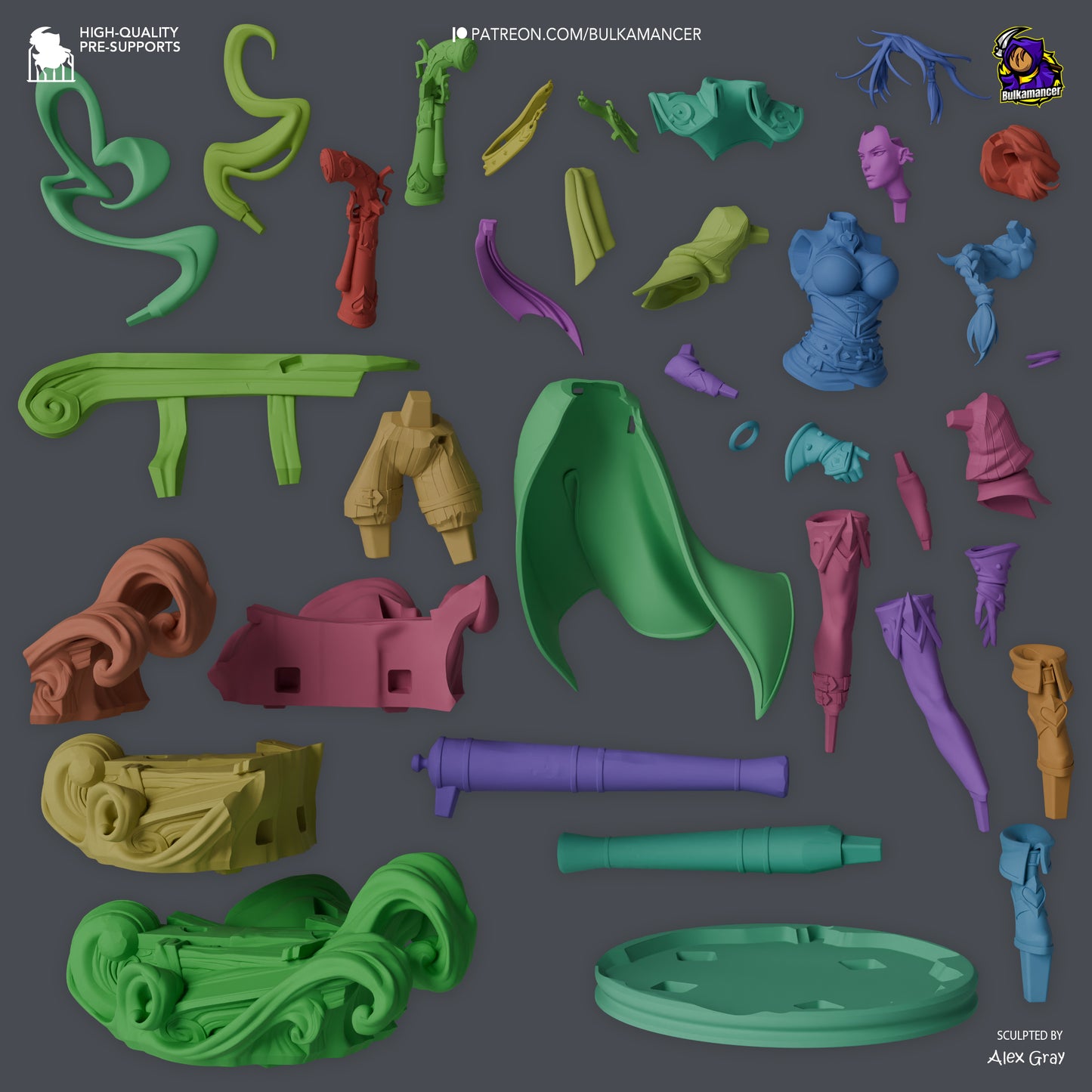 Miss Fortune | League of Legends| Handcrafted Figure