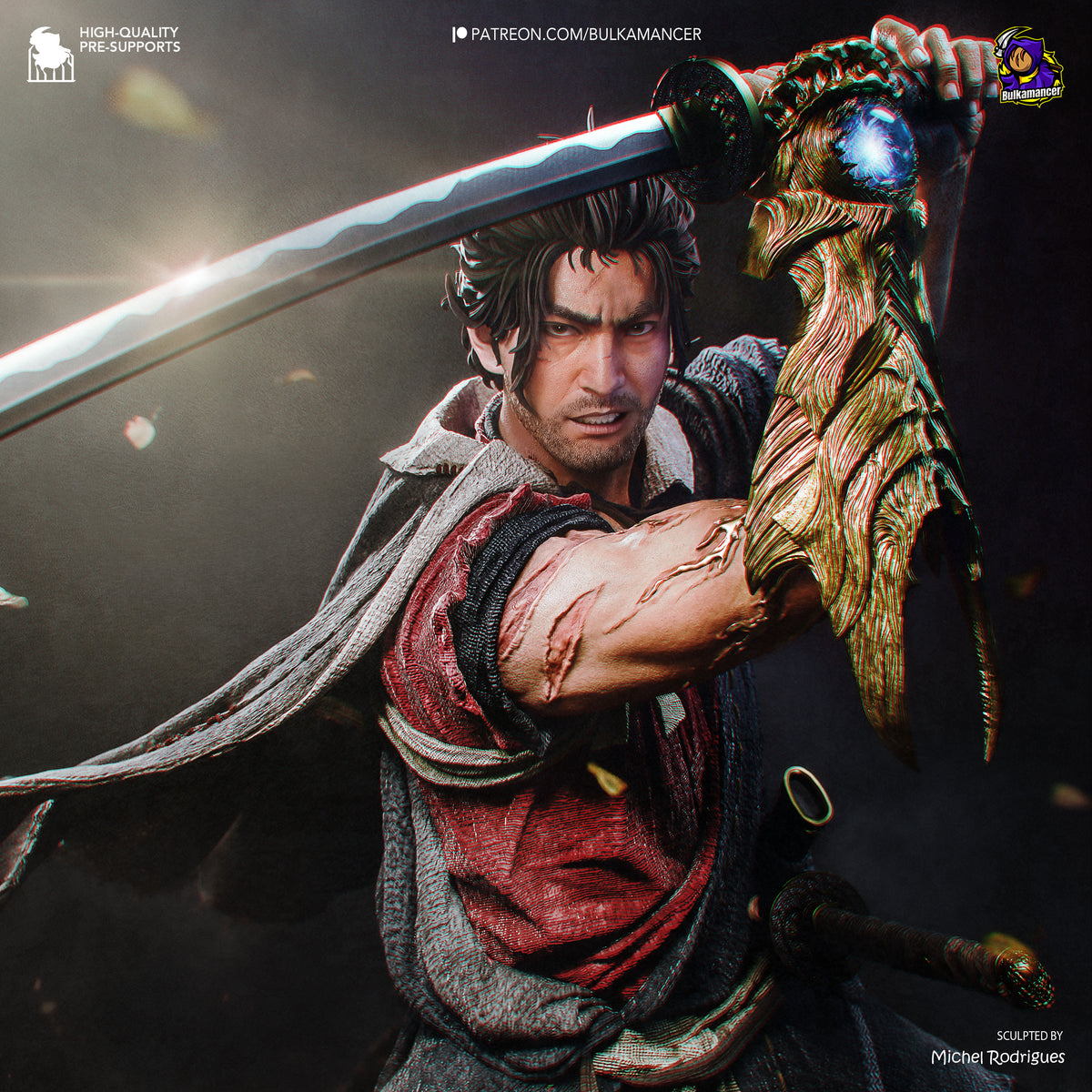 Demon-Slaying Samurai | Handcrafted Figure