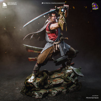 Demon-Slaying Samurai | Handcrafted Figure