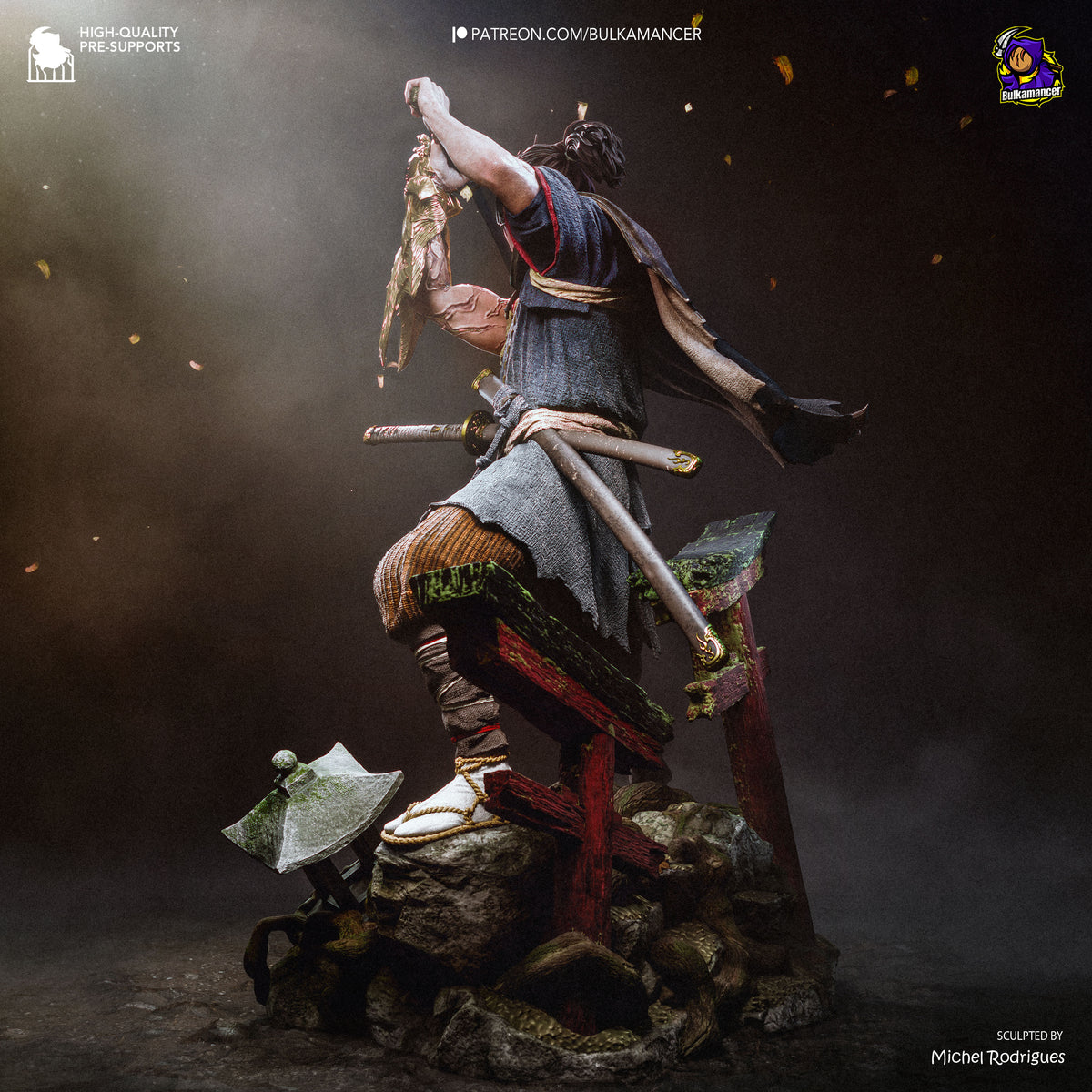 Demon-Slaying Samurai | Handcrafted Figure