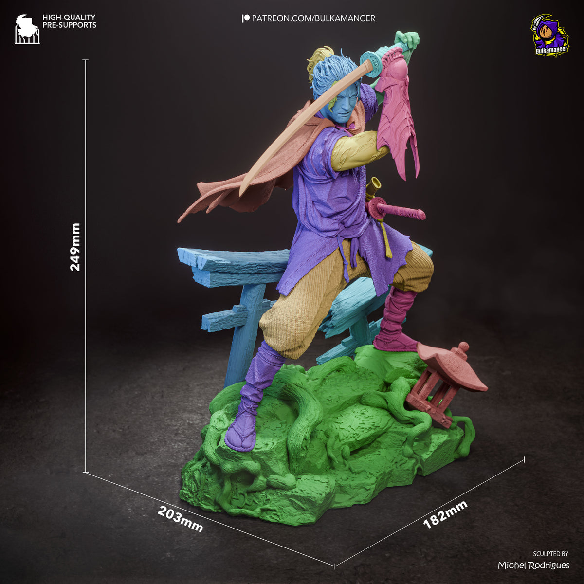 Demon-Slaying Samurai | Handcrafted Figure