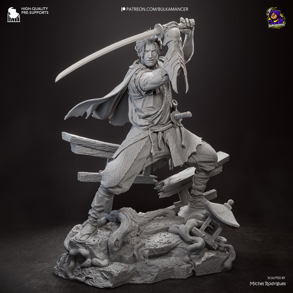 Demon-Slaying Samurai | Handcrafted Figure