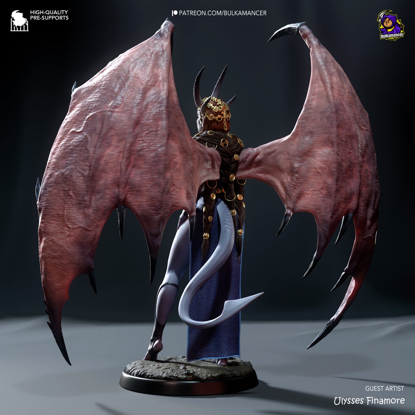Mizora | Baldur’s Gate 3 | Handcrafted Figure