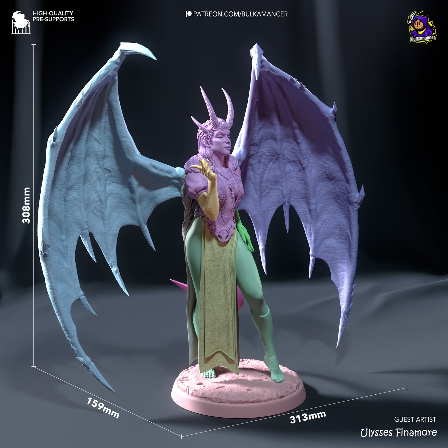 Mizora | Baldur’s Gate 3 | Handcrafted Figure