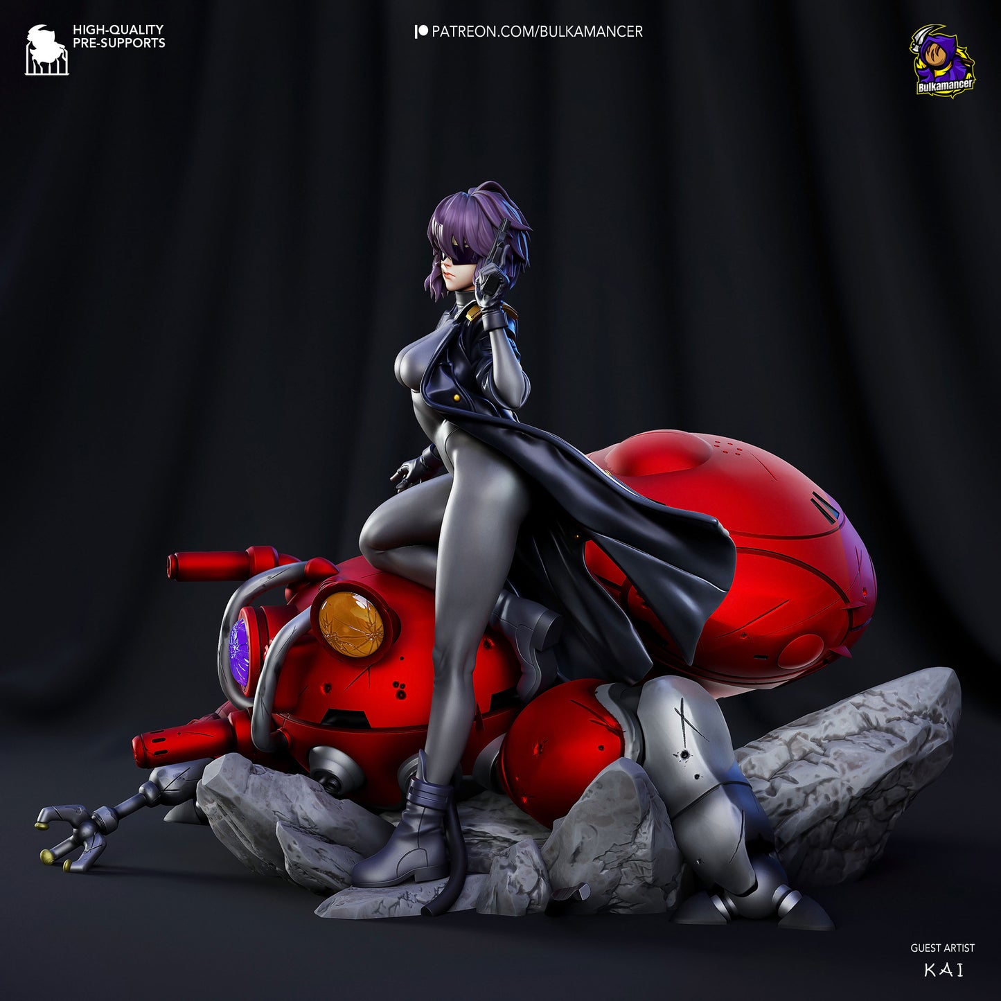 Motoko | Ghost in the Shell | Handcrafted Figure