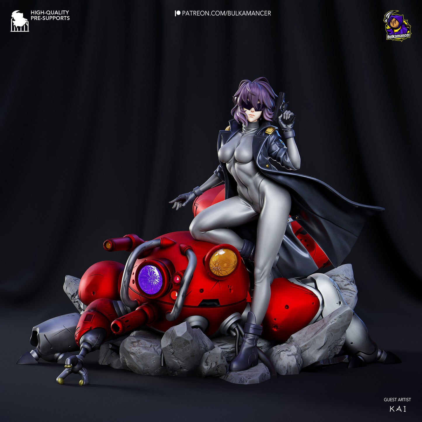 Motoko | Ghost in the Shell | Handcrafted Figure