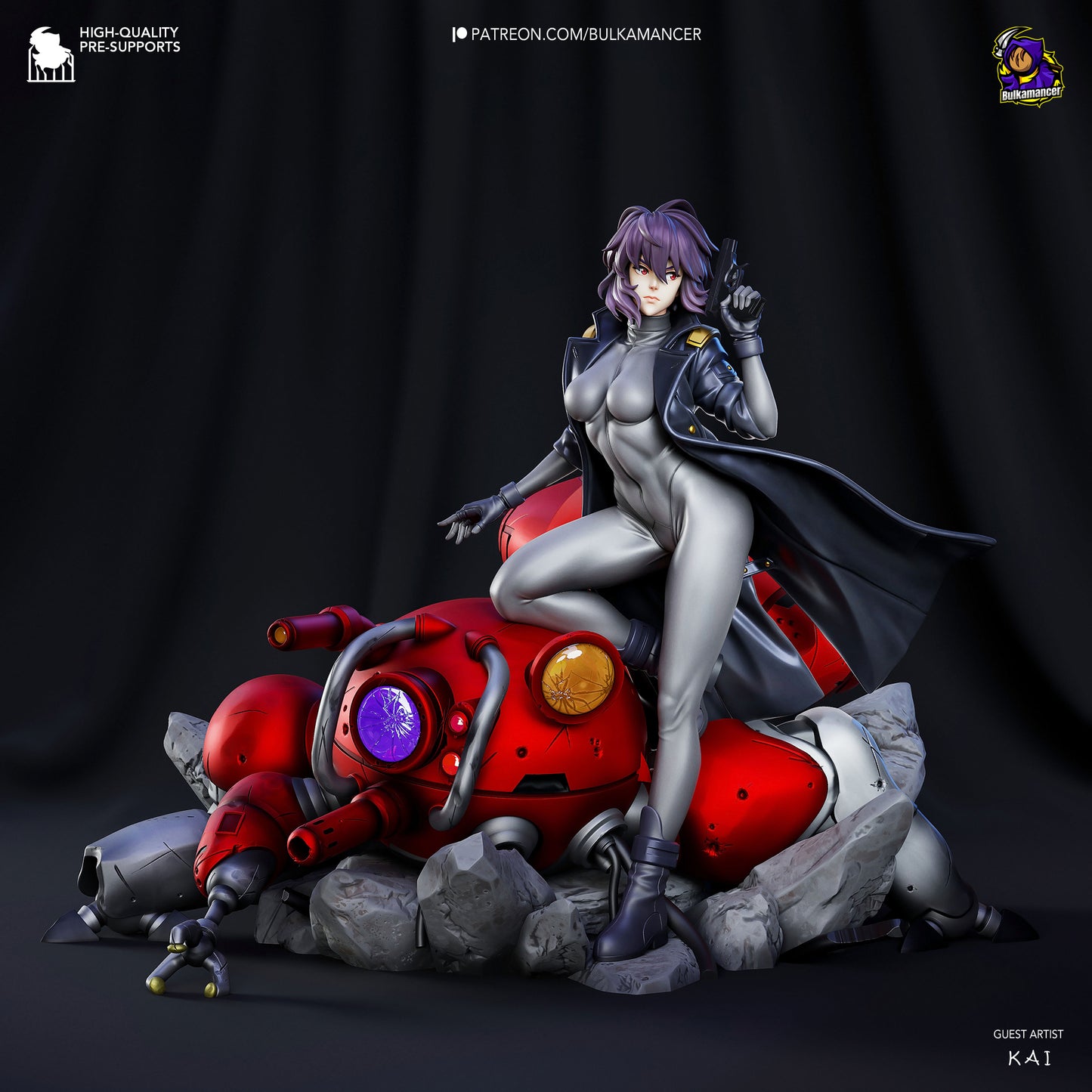 Motoko | Ghost in the Shell | Handcrafted Figure