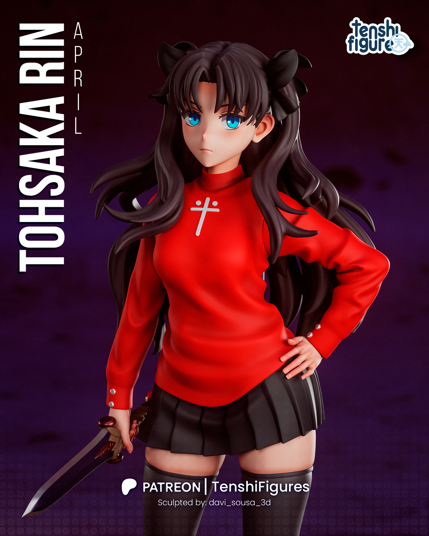 Tohsaka Rin | Fate Series | Handcrafted Figure