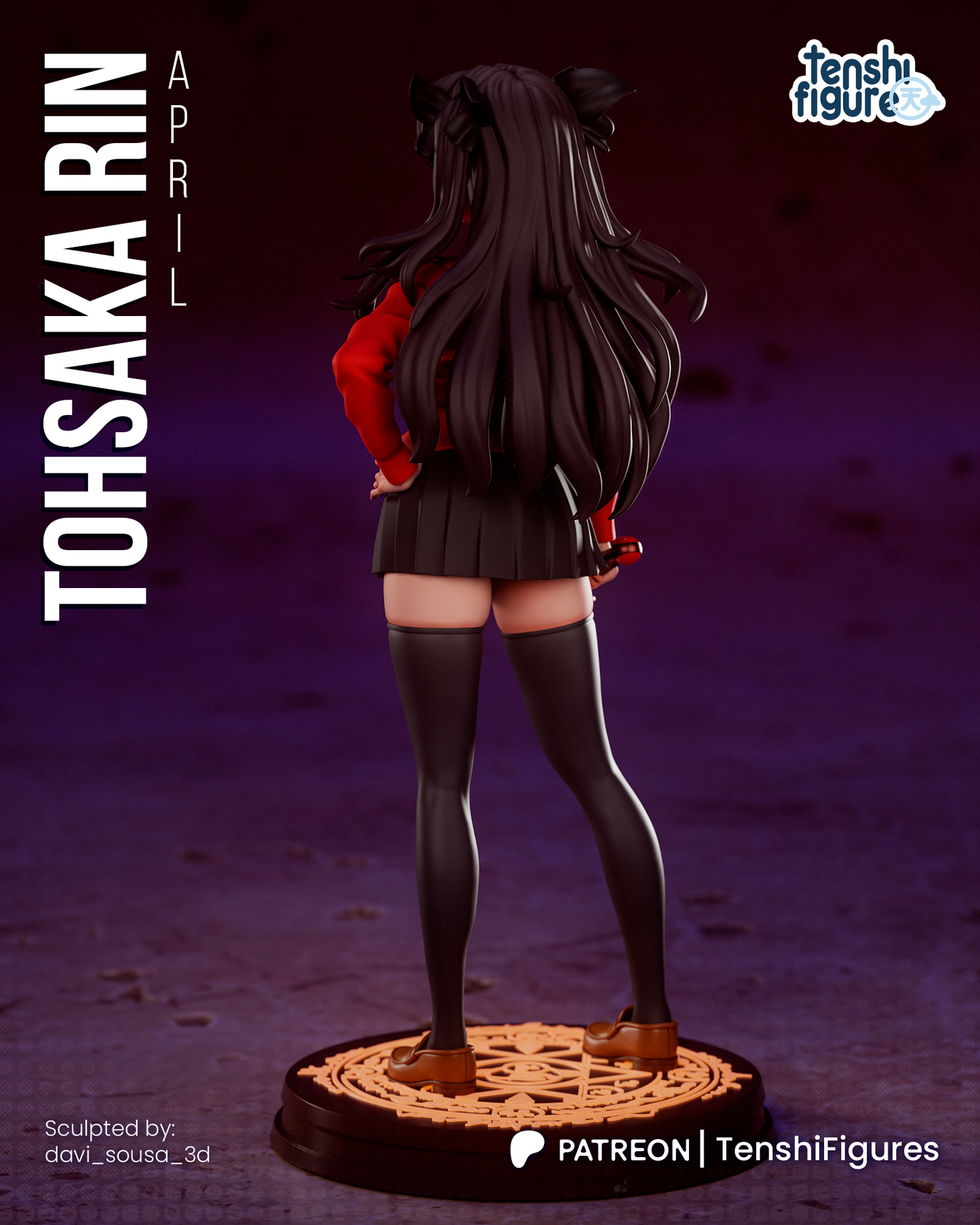 Tohsaka Rin | Fate Series | Handcrafted Figure