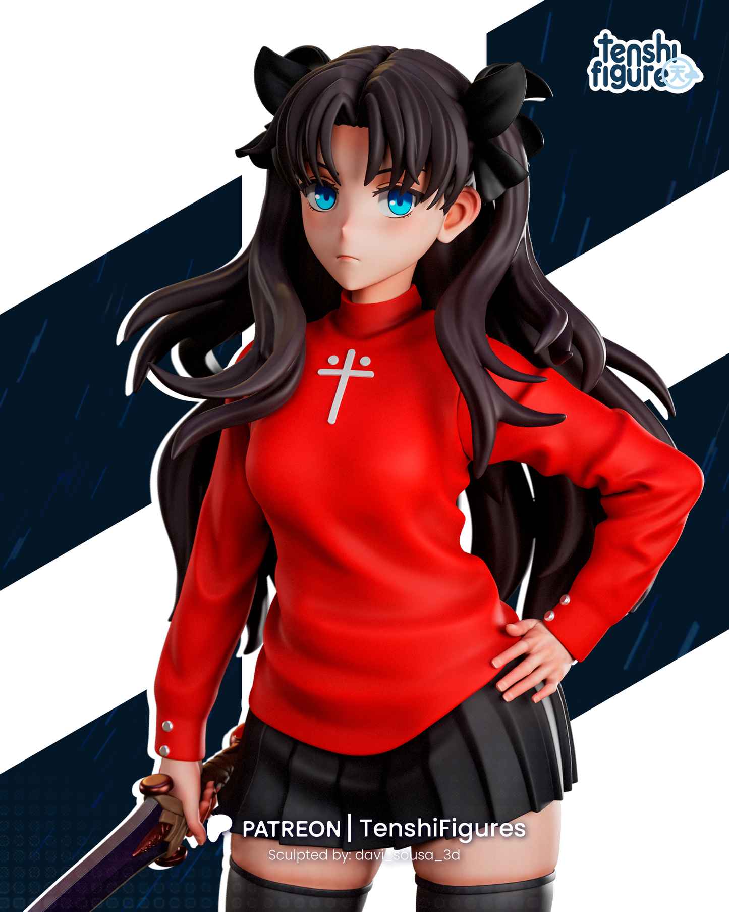 Tohsaka Rin | Fate Series | Handcrafted Figure