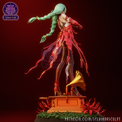 Crimson Conductor | Handcrafted Figure