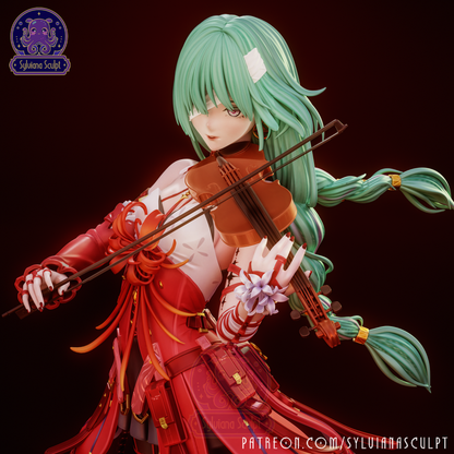 Crimson Conductor | Handcrafted Figure